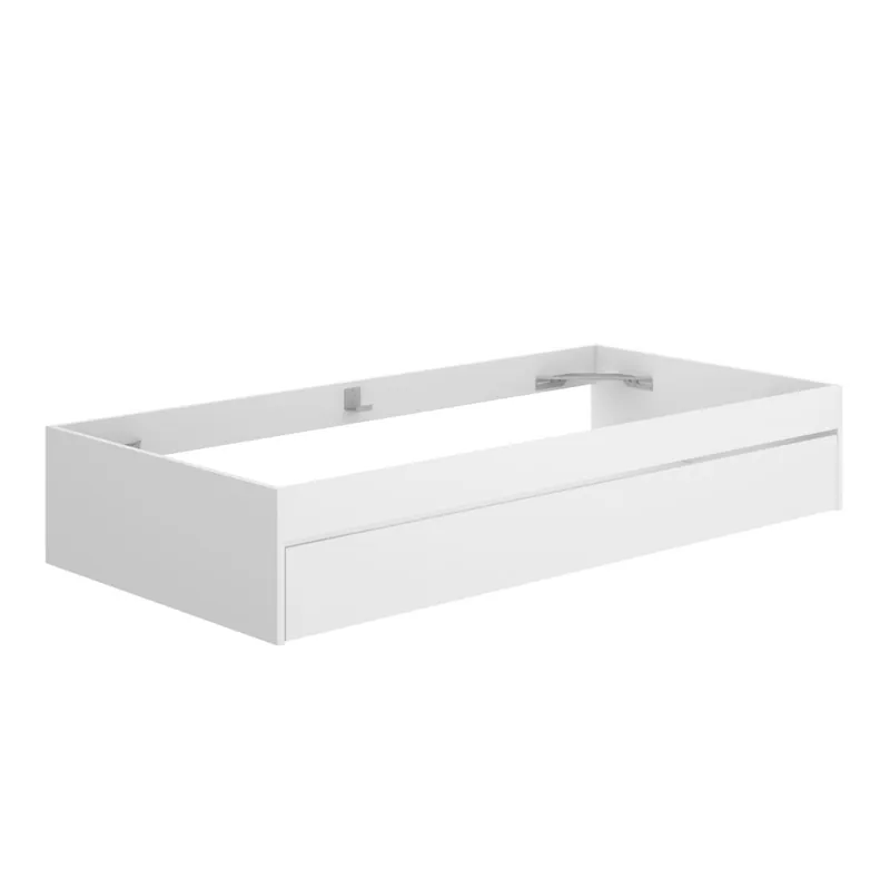 Aro de cama Lago con arrastre blanco 40x96x195 cm - Descanso
