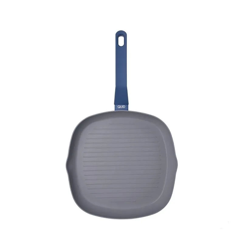 Asador Baltic Quid aluminio estampado gris/azul 39x28 cm - Cocina