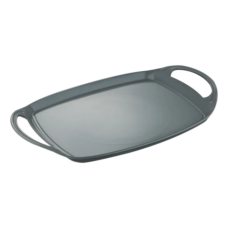 Asador Grill de 36,9x24,6cm en aluminio forjado Earth Grey San Ignacio - Cocina