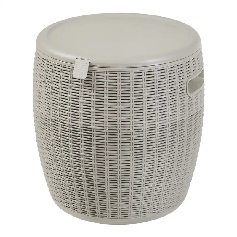 Asiento nevera Avetrana 44xØ40 cm - Marrón Claro [casa.pro]