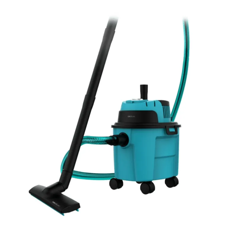 Aspirador de trineo Cecotec Conga Wet&Dry Compact Garden 1000W 10L negro/azul - Electrodomésticos