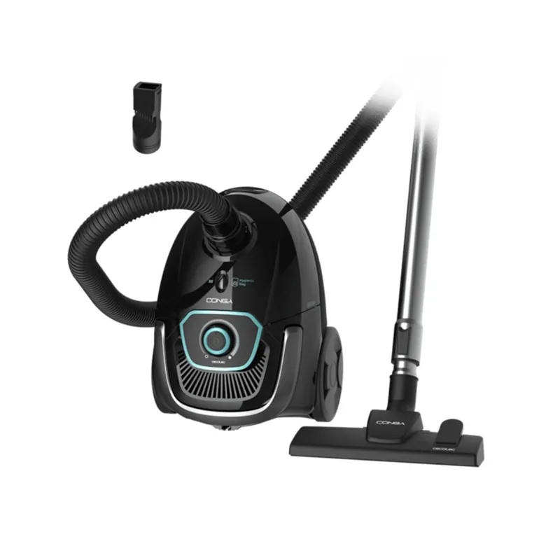 Aspirador de trineo Cecotec Conga Rockstar Powerbag 850W ultra ligero negro - Electrodomésticos