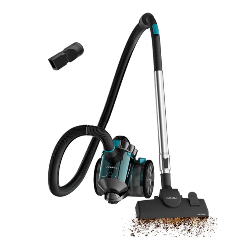 Aspirador de trineo Cecotec Conga Rockstar Multicyclonic Compact X-Treme 800W 20kPa 2L negro