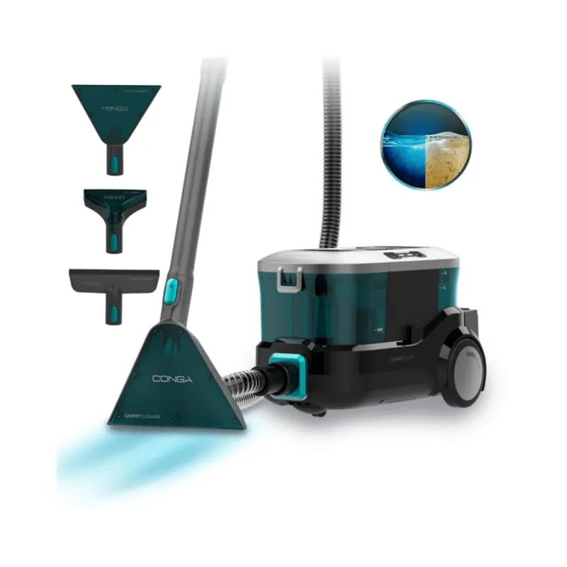 Aspirador de tapicerías Cecotec Conga CarpetClean 10000 EasyHome 800W con accesorios - Electrodomésticos