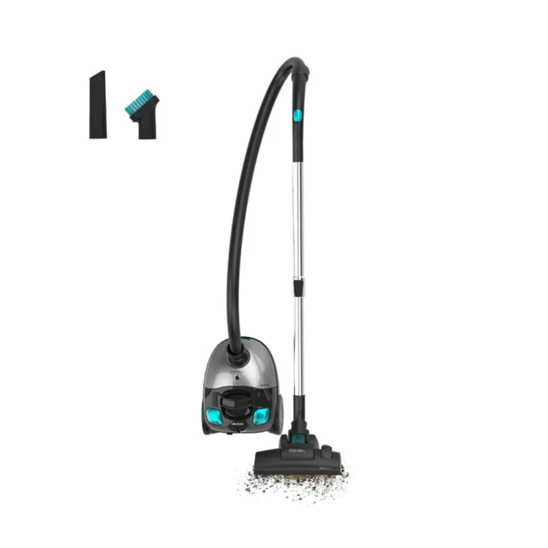 Aspirador de trineo Conga Powerbag 2000 Compact Plus 800W 2L negro - Electrodomésticos