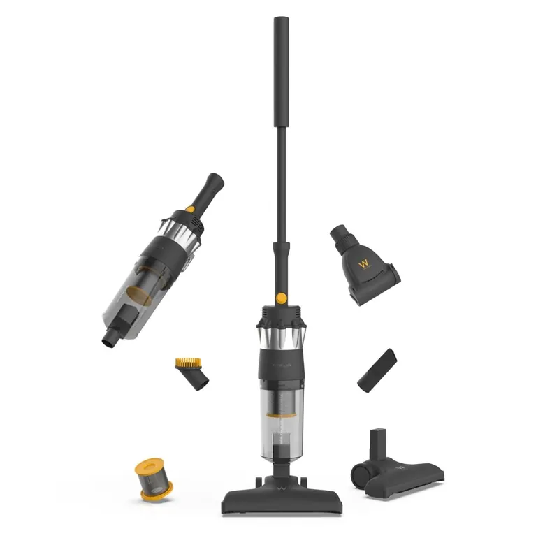 Aspirador Escoba InfinityPower V900 Petfriend Newlux Negro con Cable Vertical y de Mano, 800W, 2L, 16.5 Kpa y F.HEPA 5m de Acción (Accesorio Mascotas) - Electrodomésticos