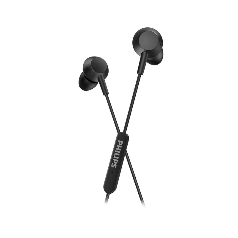 Auriculares de botón Philips TAE5008BK con micrófono USB-C negro