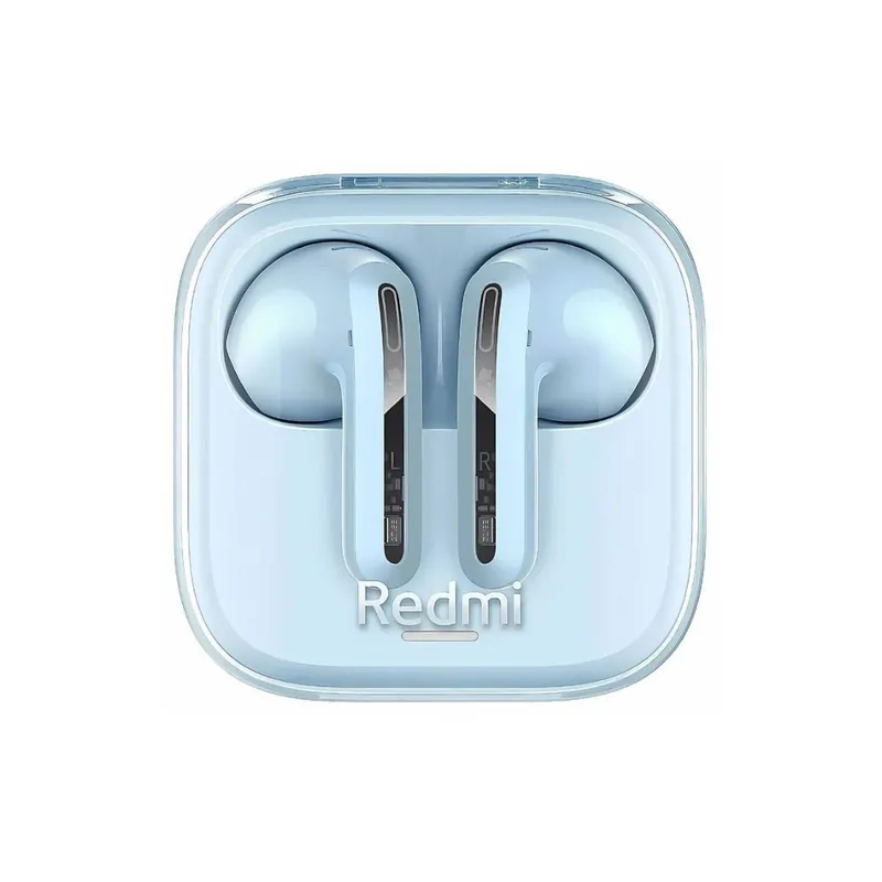 Auriculares de botón Xiaomi Redmi Buds 6 Active estuche de carga bluetooth azul - Electrónica