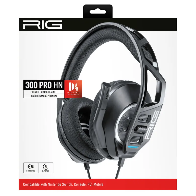 Auriculares Nacon RIG 300HN Negro - Electrónica