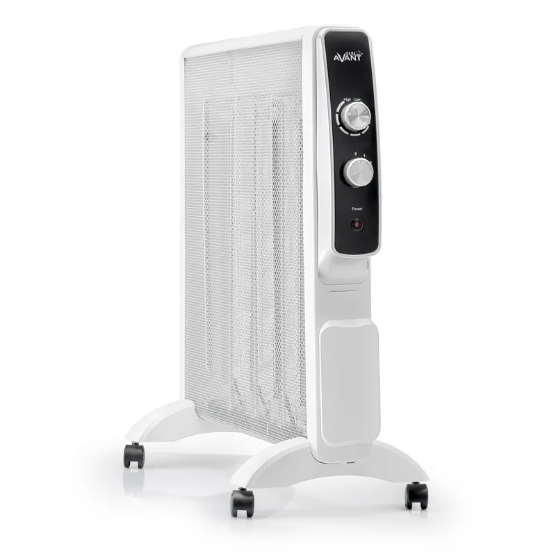 Avant AV7577WHITE - Radiador calefactor de mica 2000w con 2 Niveles De Potencia: 1000w - 2000w. Color Blanco.
