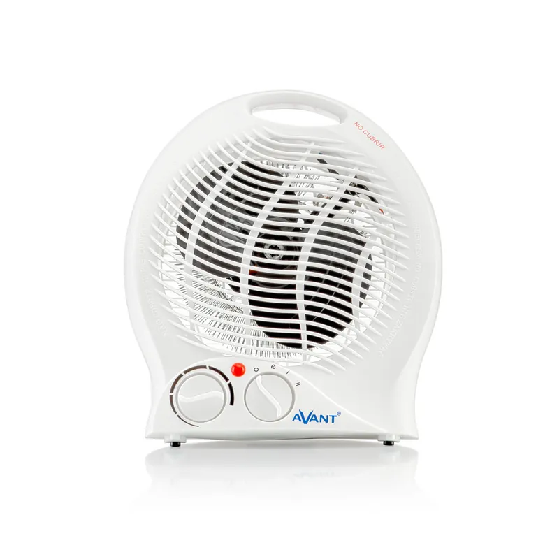 AVANT AV7587 - Calefactor De Aire Vertical 2000w con 2 Niveles De Potencia: 1000w - 2000w. Función Ventilador, Protección Térmica. Color Blanco