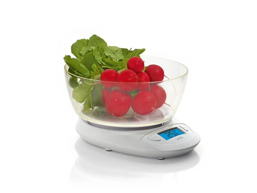 Balanza electrónica de cocina bol color blanco 5 kg. - Electrodomésticos
