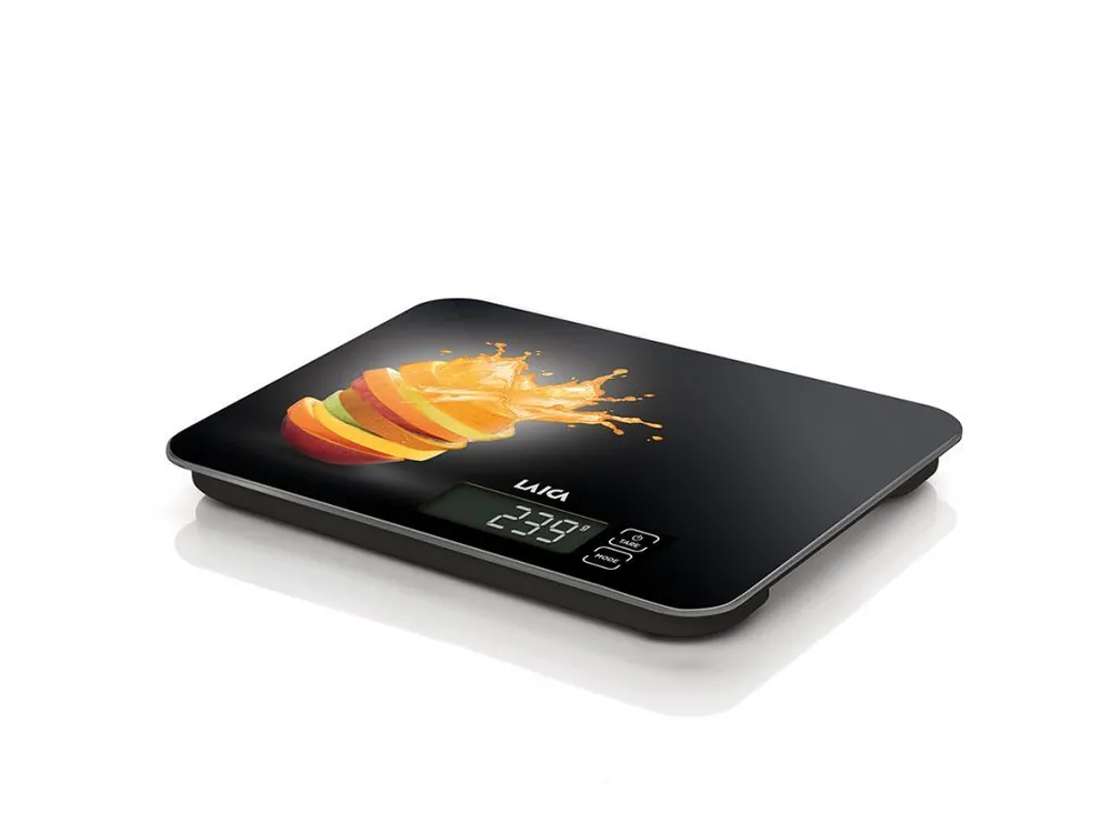 Balanza electrónica de cocina, negro orange 15 kg - Electrodomésticos