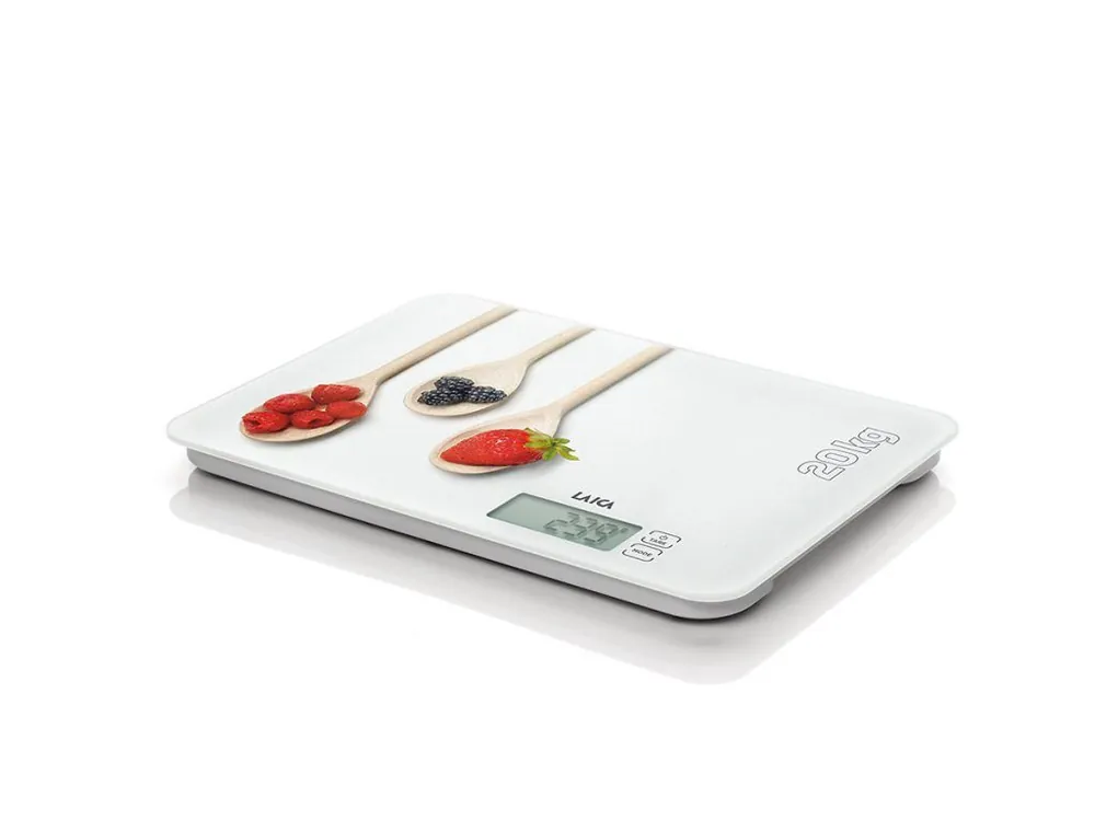 Balanza electrónica de cocina, blanco cucharas 20 kg - Electrodomésticos