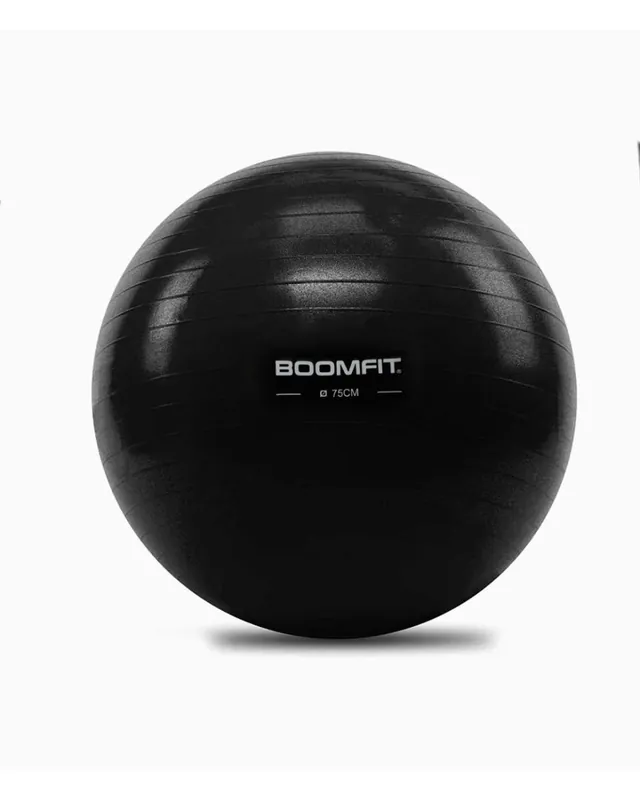 Balón de Pilates Negro 75cm - BOOMFIT