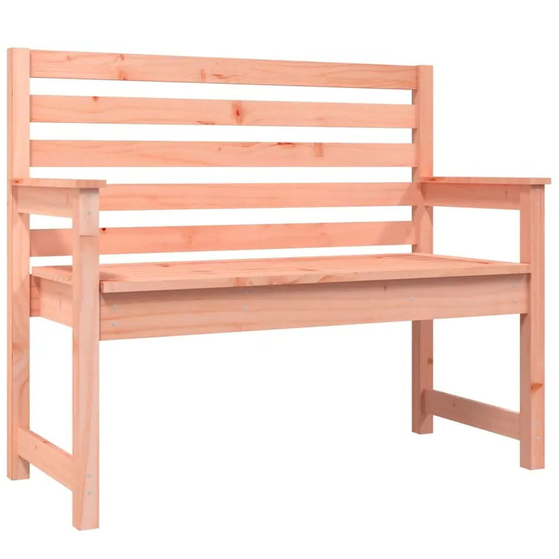 vidaXL Banco de jardín madera maciza abeto de Douglas 109x48x91,5 cm