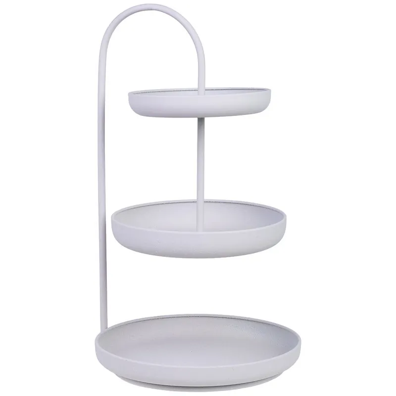 Bandeja de metal decorativa 31x30x53h cm - Cocina