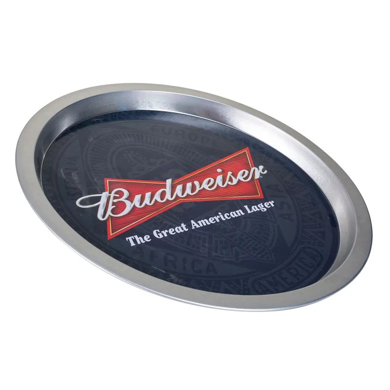 Bandeja de metal redonda 32x32x02h cm - Cocina