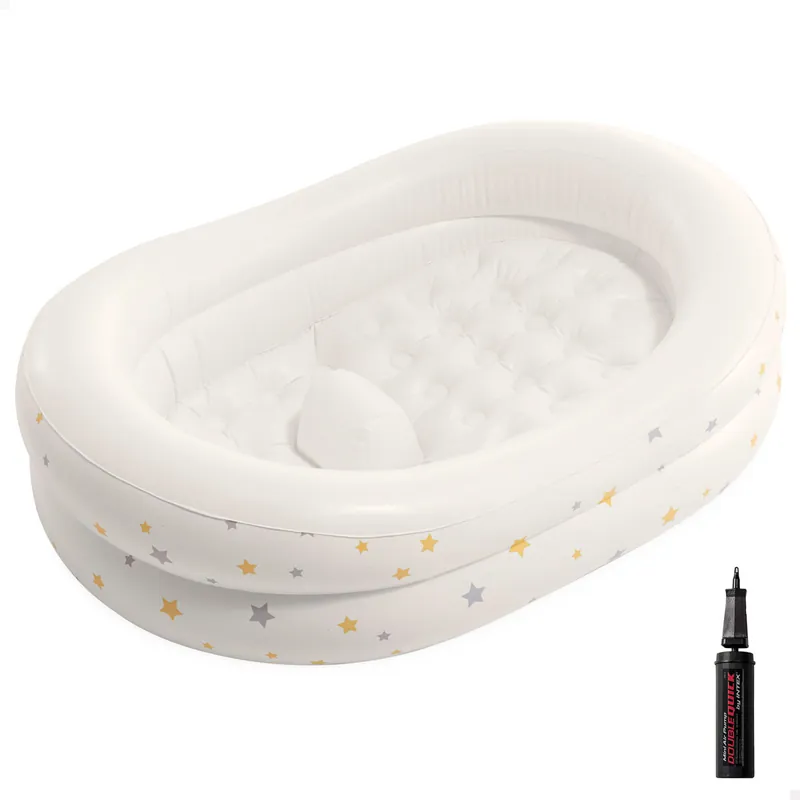 Bañera hinchable bebé con hinchador 66x89x25 cm INTEX