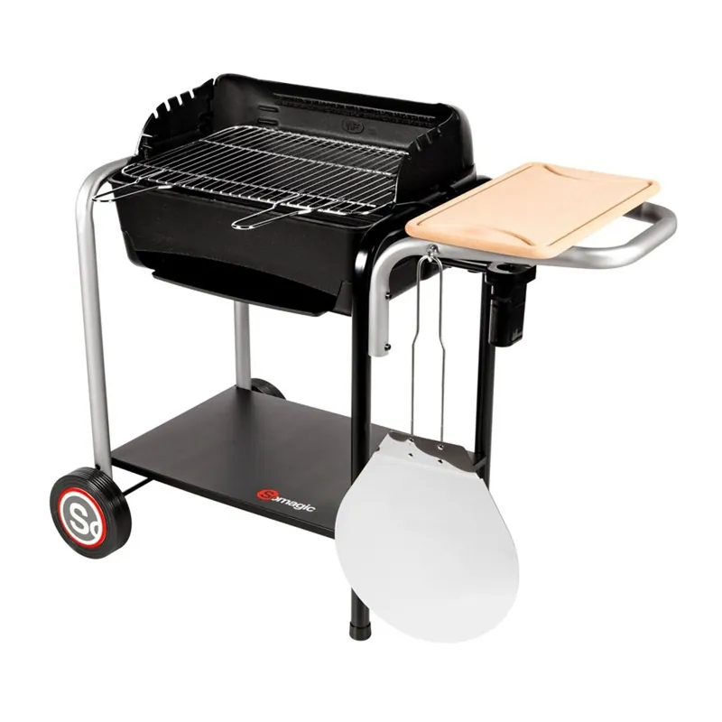 Barbacoa de carbón ROMA con cocción de pizza - Jardín