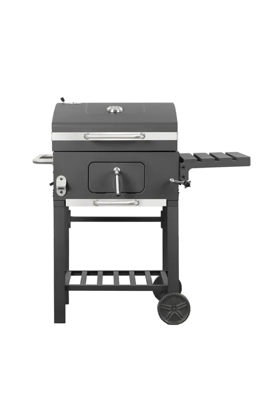 Barbacoa de jardín KOA color negro e inoxidable