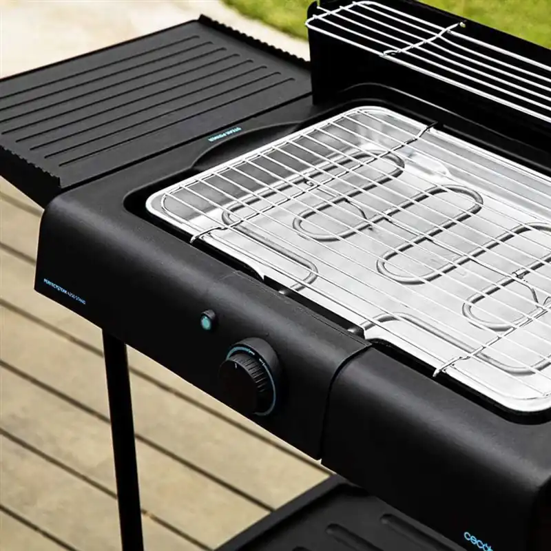 Barbacoa eléctrica Cecotec PerfectSteak 4250 Stand 2400 W negro - Jardín