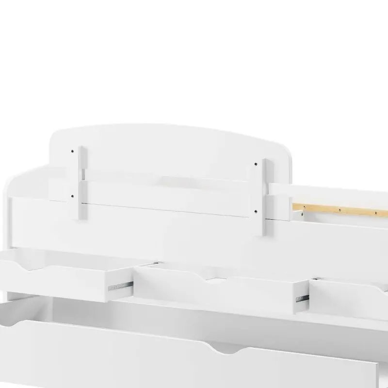 Barrera de seguridad aglomerado blanco 35x5x105 - Bebé