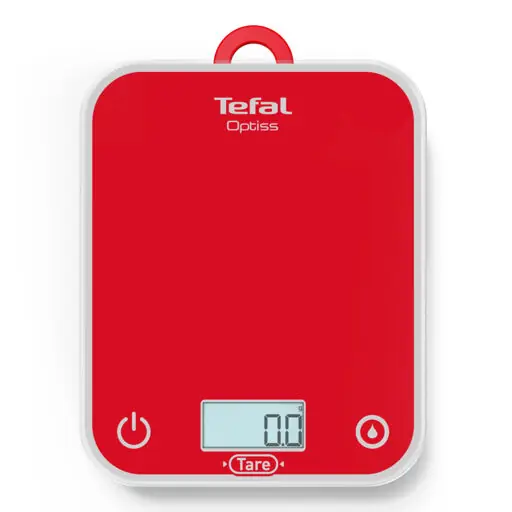 Báscula cocina TEFAL BC50U3 5kg roja - Electrodomésticos