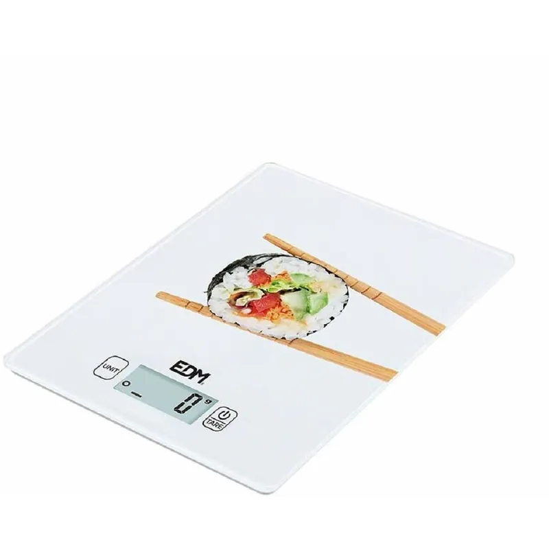 Báscula de Cocina EDM 07526 Blanco 5 kg - Electrodomésticos