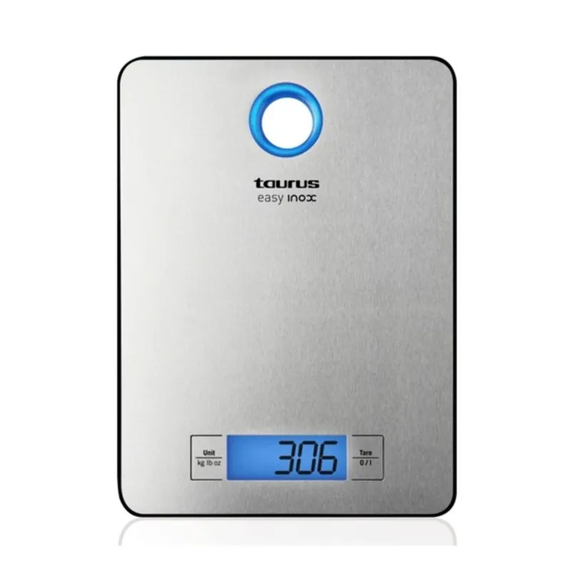 Báscula Digital de Cocina Taurus EASY INOX Acero Inoxidable - Electrodomésticos