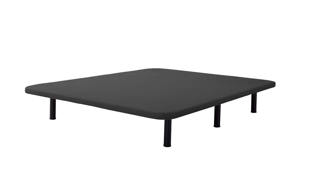 Base de cama tapizada 3D Negro 90x190cm - Descanso