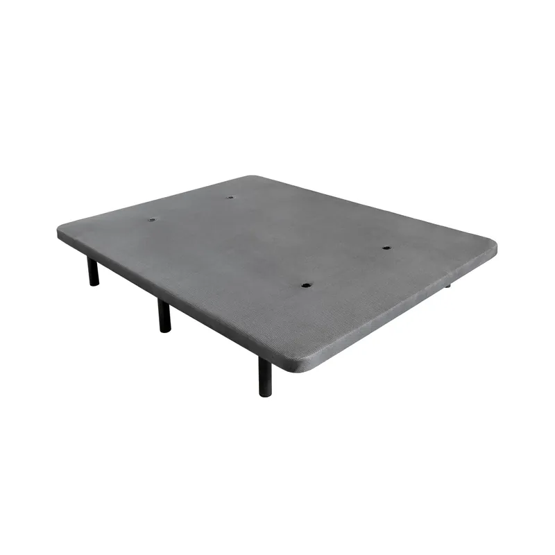 Base tapizada Dollie con 5 patas - 90x190cm - Color Gris con patas negras - Homekit