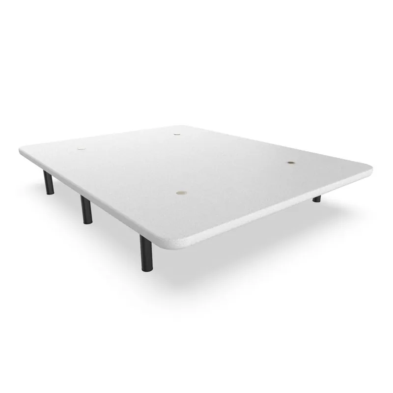 Base Tapizada Nalui 80x190 de Acero con patas de Altura 25cm y 5 Barras Transversales, Tejido 3D | Fabricado en España - Descanso