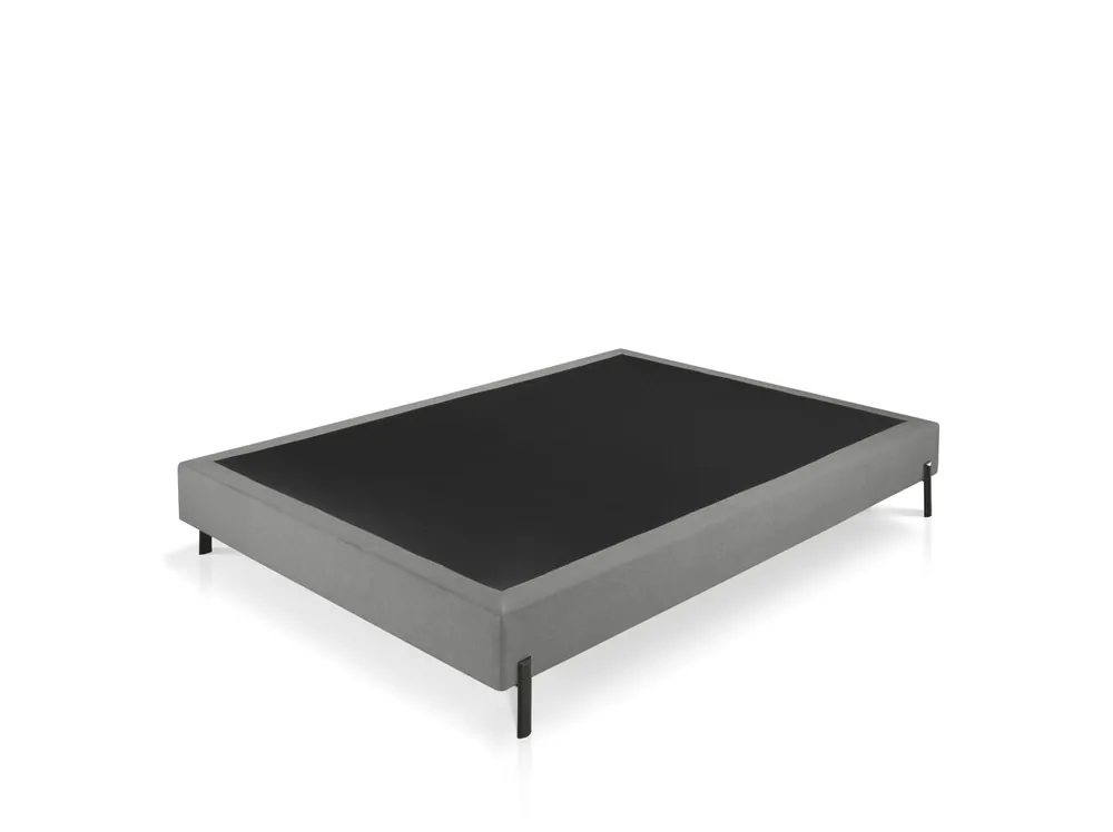 Base tapizada tejido yute ceniza 90x190cm RENOIR SOMNALIS - Descanso