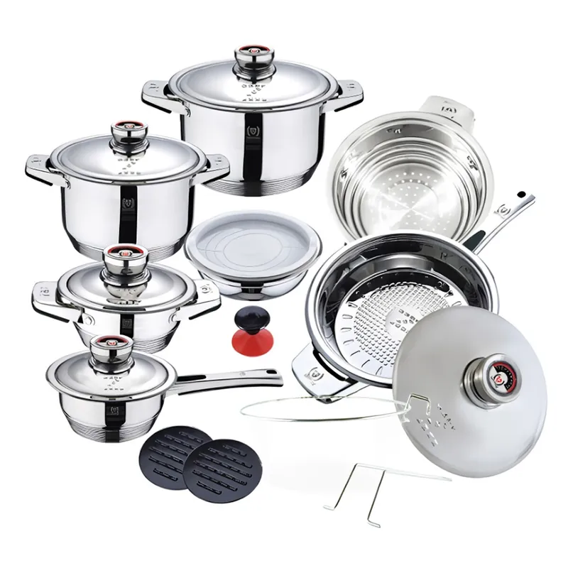 Batería de Cocina Klack de Acero Inoxidable