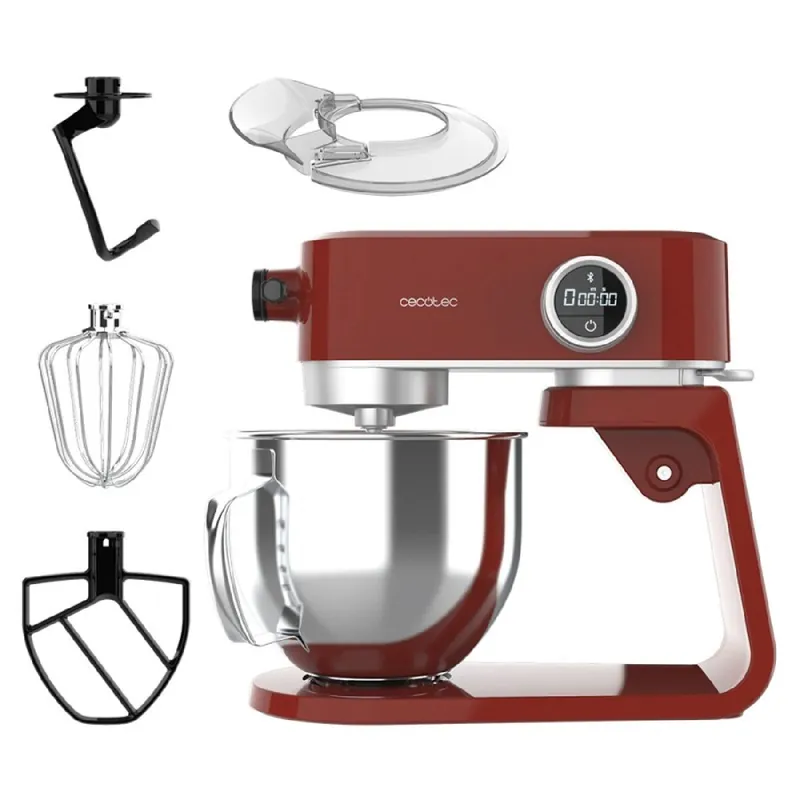 Batidora amasadora Cecotec Twist&Fusion 4000 Luxury Red 800W 5,2L rojo - Electrodomésticos