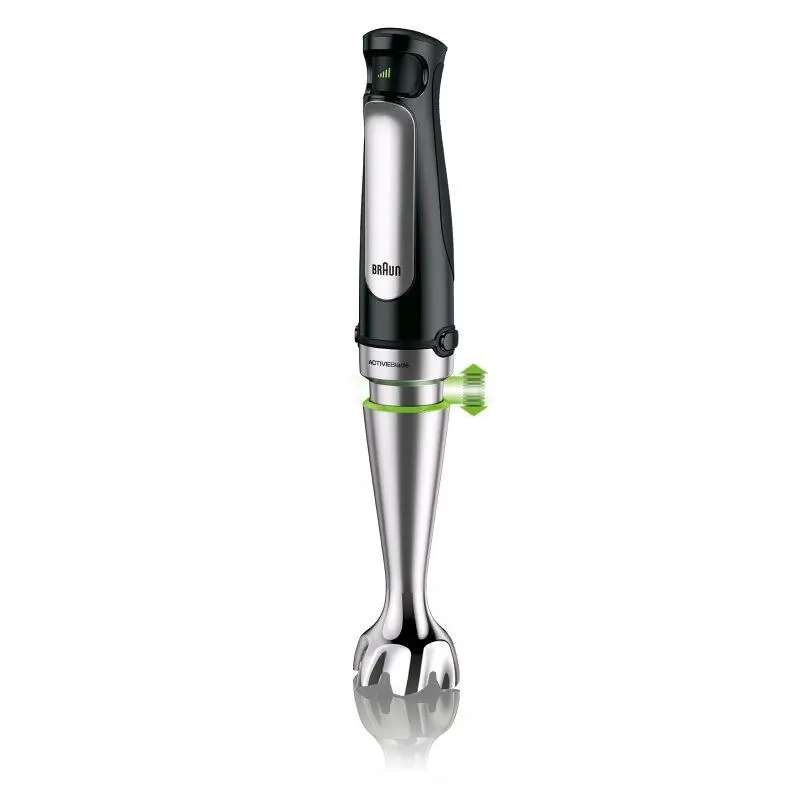 Braun Batidora de Brazo Minipimer MQ7087X Tecnología Antisalpicaduras. Sistema Easy Click. 1.000 W. 1.500 ml. Color Negro - Electrodomésticos