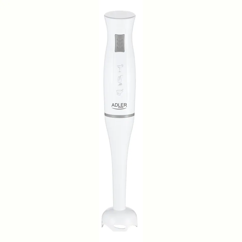 Adler AD4622 Batidora de Mano Brazo Desmontable, Cuchillas de Corte en Acero Inoxidable, 300, Blanco - Electrodomésticos