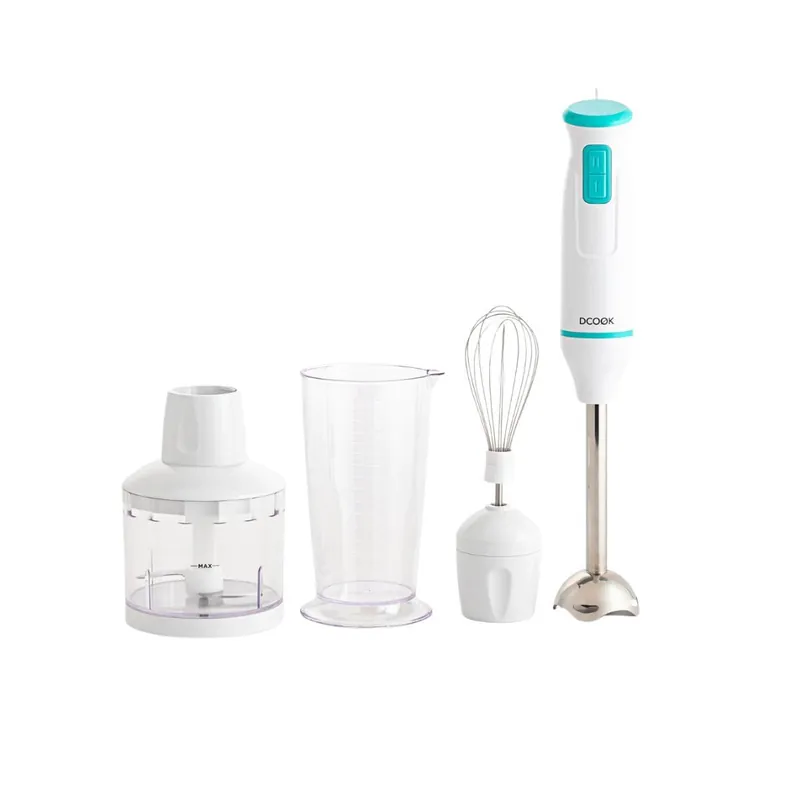 Batidora de mano Dcook Gallery 600W 2 niveles + accesorios blanco - Electrodomésticos