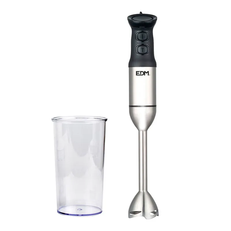 Batidora de mano EDM 1000W con vaso medidor inox - Electrodomésticos