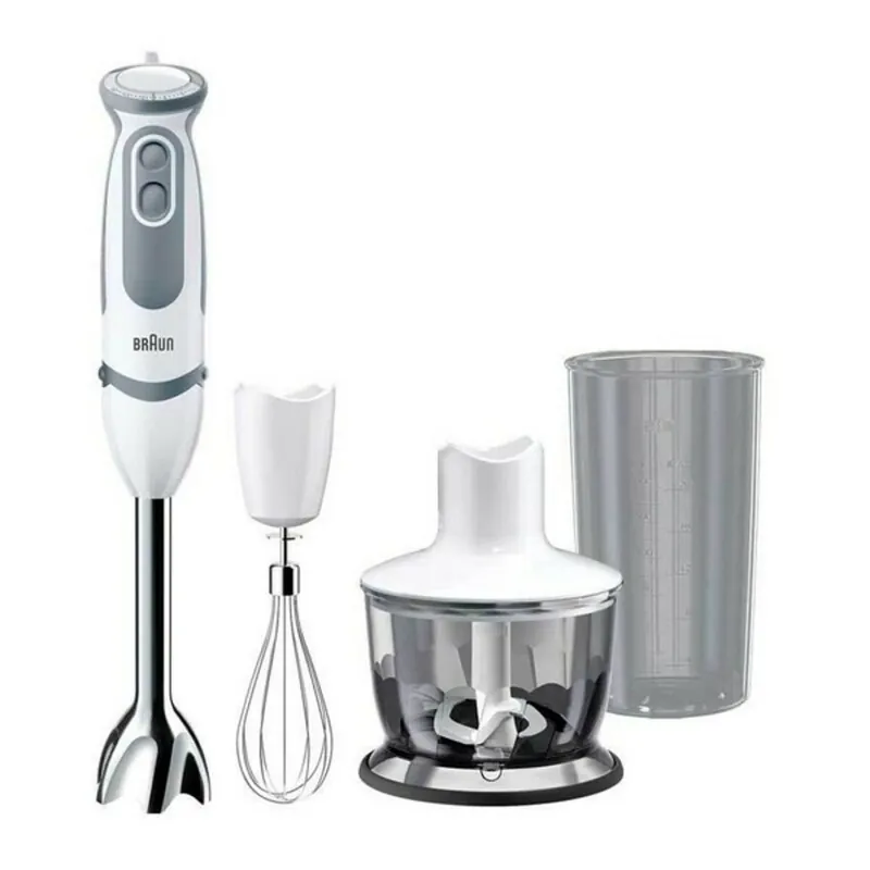 Batidora de Mano Braun Minipimer 5 Vario MQ 5235 1000W Acero Inoxidable - Electrodomésticos