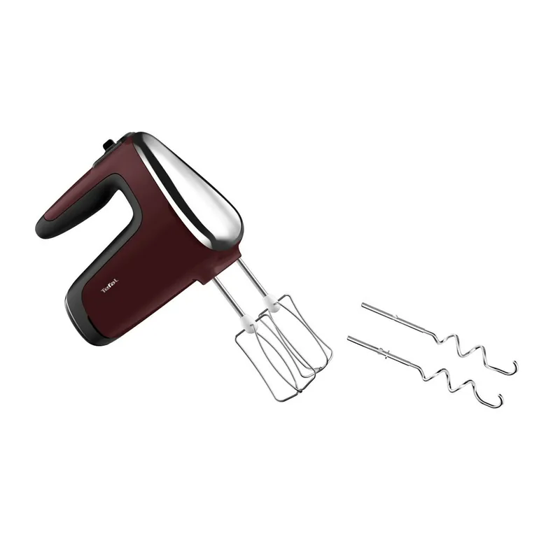 Batidora de Mano Multifunción con Accesorios Tefal HT652538 Rojo 600 W - Electrodomésticos