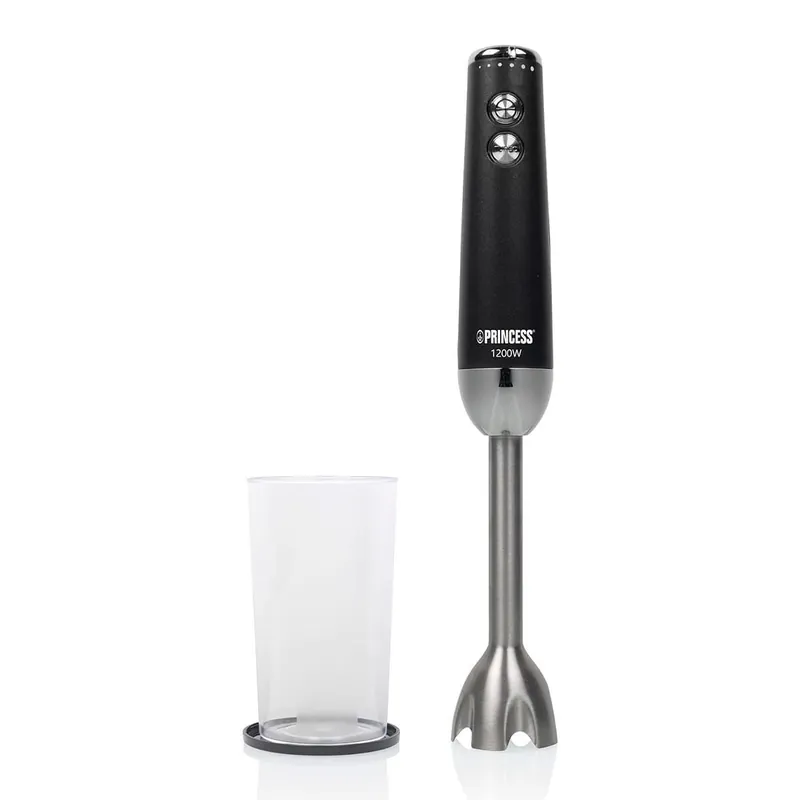 Batidora de mano Princess 221229 1200W con vaso medidor inox - Electrodomésticos