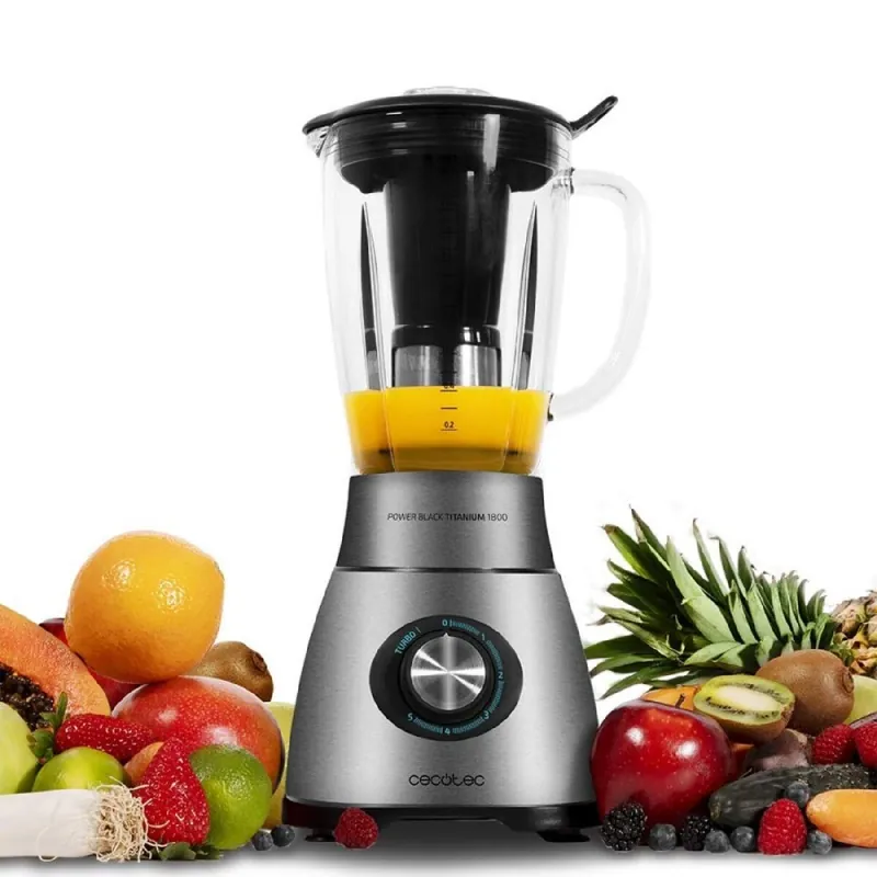 Batidora de vaso Power Black Titanium 2500MAX - Electrodomésticos