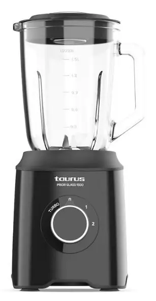 Batidora de vaso TAURUS PRIOR GLASS 1500W 1,8 litros - Electrodomésticos