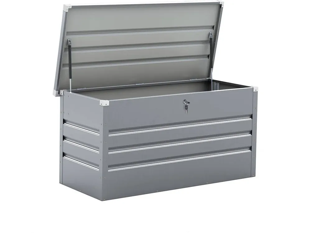 Baúl para jardín "Store" Plateado - 480L