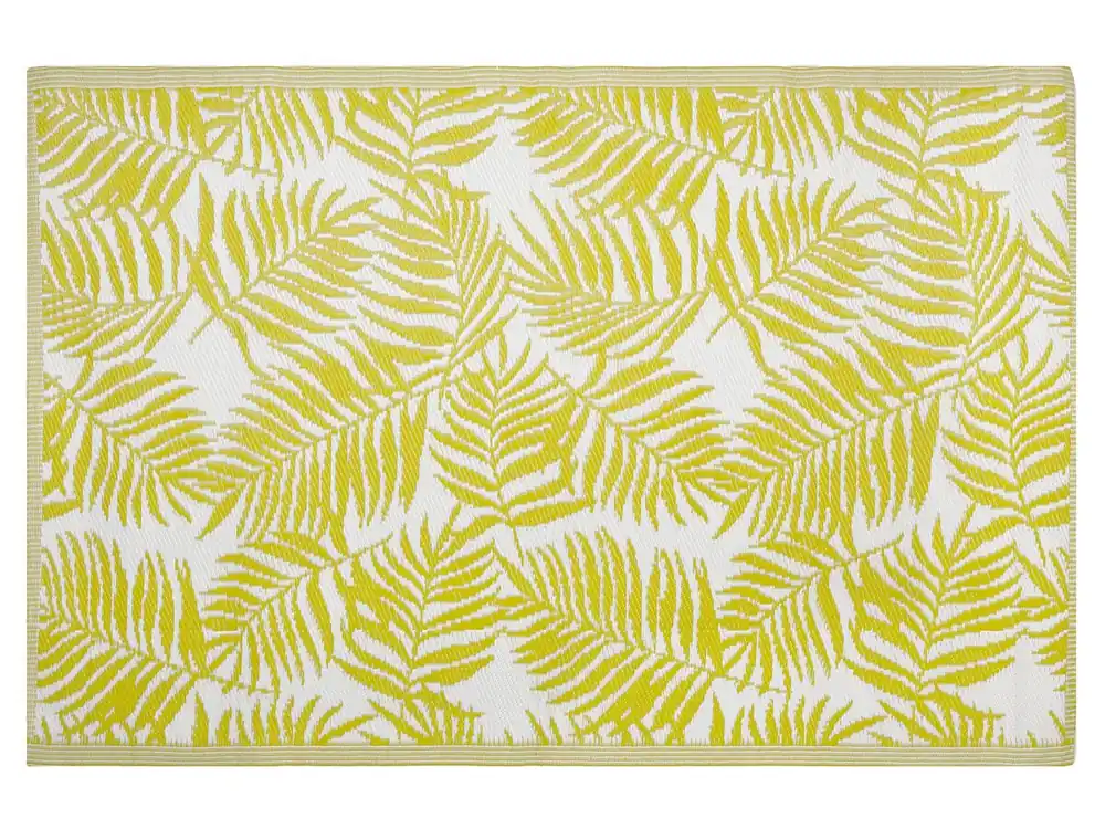 Alfombra de exterior KOTA Amarillo 120 x 180 cm Reversible - Textil