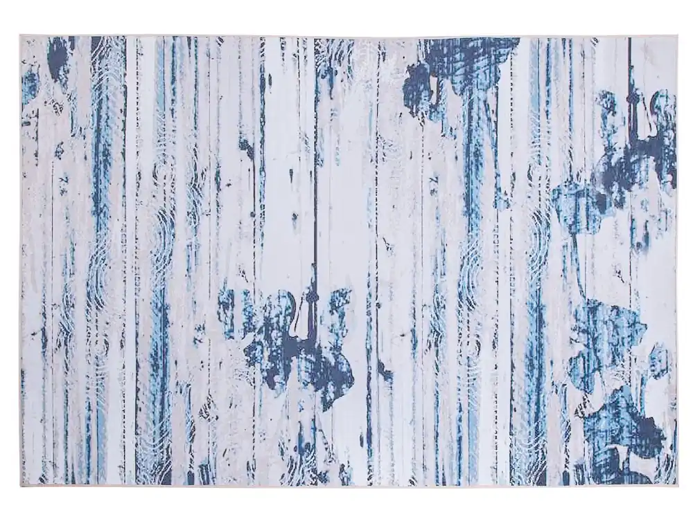 Alfombra BURDUR Azul 140 x 200 cm - Textil