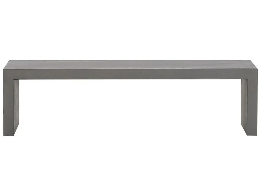 Banco de jardín TARANTO 150 cm Cemento Gris