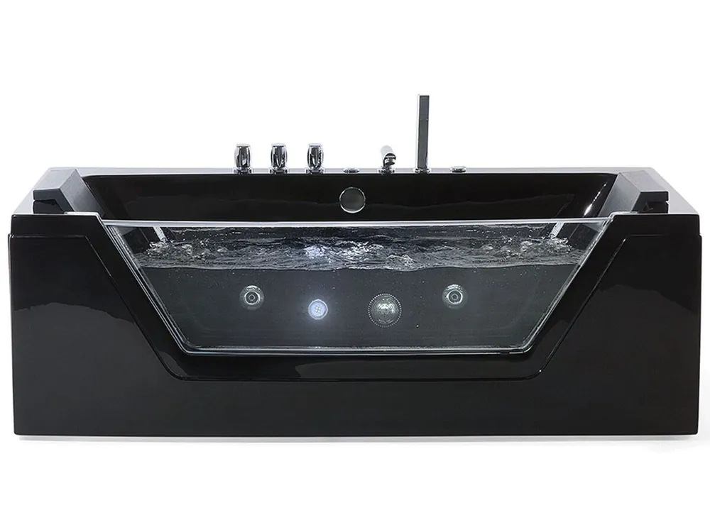 Bañera de hidromasaje LED esquinera SAMANA Blanco - Baño